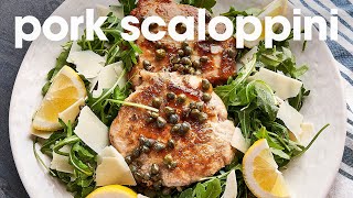 Pork Scaloppini Recipe [upl. by Ellerd]