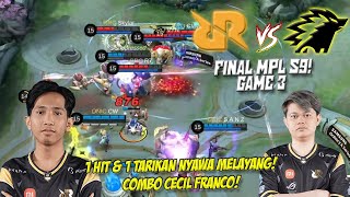 FRANCO VYN MENJADI BENCANA BESAR 1 TARIKAN 1 NYAWA MELAYANG CECILION 1 HIT RRQ VS ONIC GAME 3 [upl. by Jorge616]