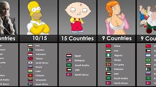 How Many Countries Banned The Same Tv Shows Of All Time [upl. by Koby]