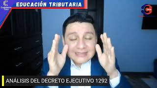 DECRETO EJECTUVIO 1292 IRU AGROPECUARIO [upl. by Eula957]