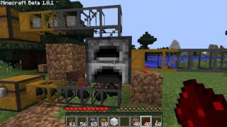 Buildcraft Guide 1  Automatic furnace [upl. by Haela14]