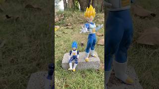 Super Saiyan Vegeta saves SSJB Baby Vegeta  Dragon Ball Toys [upl. by Adlev373]