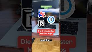 Die ersten 3 MustHaveApps auf meinem Macbook Pro [upl. by Innoc687]