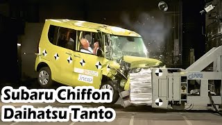 Subaru Chiffon  Crash test amp safety test [upl. by Rakia306]