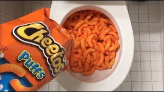 Will it Flush  Cheetos Puffs [upl. by Manvel]