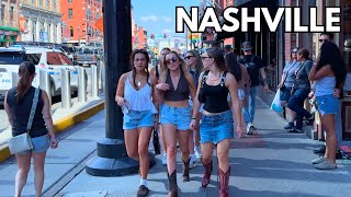 Vibrant Nashville Tennessee Afternoon Walk on Friday  October 4 2024  4k Video City Sounds [upl. by Beverlee]