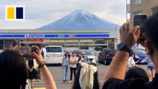 Mount Fuji views blocked to deter tourists [upl. by Ebby32]