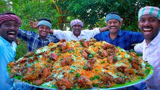 BIRYANI  QUAIL BIRYANI Made with 200 Quail  Marriage Biryani Cooking In Village  Biryani Recipe [upl. by Mansoor]