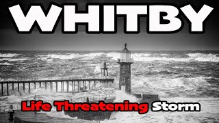 Whitby Storm Arwen On The Yorkshire Coast [upl. by Wincer]