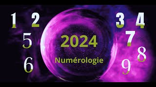 🙏 Numérologie pour 2024  année 8 force  accomplissement  transformation 🙏 [upl. by Suzzy]