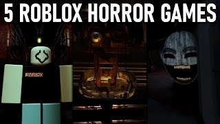 5 Roblox Horror Games [upl. by Marina]