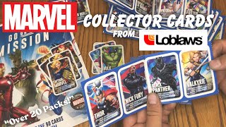 Opening over 20 Marvel Card Packs from Loblaws [upl. by Maxia]