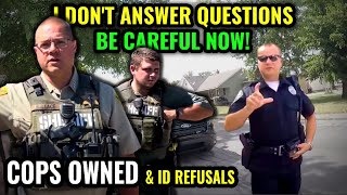 Cops Get Put In Their Place Real Bad ID Refusals amp 1st Amendment Audit Compilation Police Fail [upl. by Eiramesor]