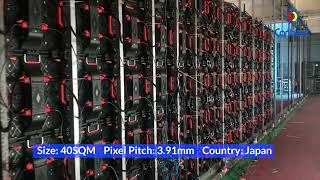 Canbest RX390 Outdoor Events LED Wall Panels Ageing Test [upl. by Enrol]