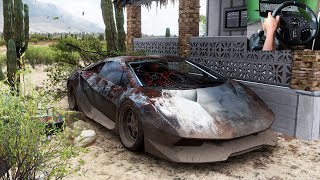 Rebuilding Lamborghini SESTO ELEMENTO Forza Horizon 5 Pxn V9 Stering Wheel Gameplay [upl. by Farr654]