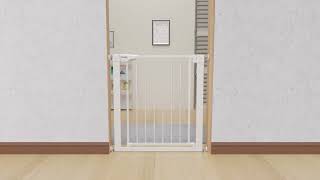 InstallationBabelio Baby gate in mode 3D [upl. by Akimehs]