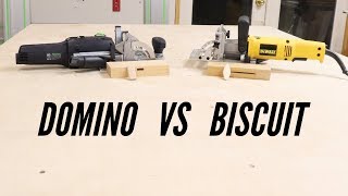 Biscuit Joiner vs Festool Domino [upl. by Linden873]