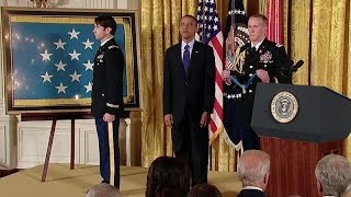 President Obama awards Captain William Swenson US Army the Medal of Honor [upl. by Notfa]