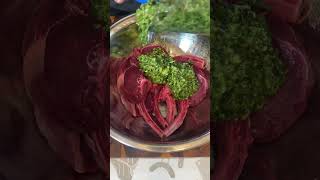 Grilled Venison Rack venison recipes foodie bbq smokedmeat [upl. by Anaxor]