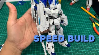 Speed Build RG Unicorn Perfectibility Gundam [upl. by Mays]