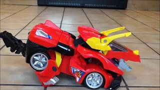 VTECH RC SWITCH amp GO DINOS TURBO BRONCO THE TRICERATOPS A TRANSFORMER CAR TO DINOSAUR [upl. by Farika]