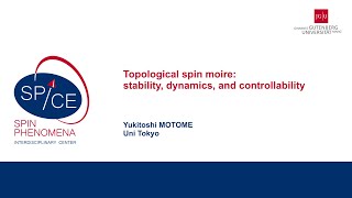 Talks  Spin textures Magnetism meets Plasmonics 2024  Yukitoshi MOTOME Uni Tokyo [upl. by Ettenig]