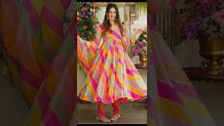 Latest anarkali dress design fashion suitfashion dress [upl. by Auqeenahs]