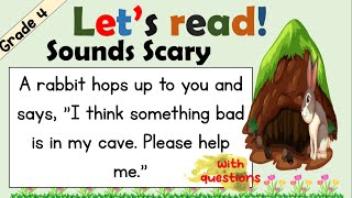 READING COMPREHENSION  GRADE 4 AND GRADE 5  PRACTICE READING  WITH QUESTIONS  SOUNDS SCARY [upl. by Litch]