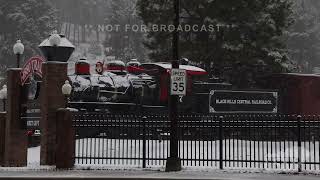 10292024 Hill City SD  First snowfall over the Black Hills [upl. by Nael]