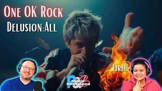 ONE OK ROCK  quotDelusionAllquot Official Music Video  Couples Reaction [upl. by Eecyac]