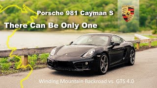 Porsche 981 Cayman  vs 718 GTS 40  Back of the Dragon  Can the 981 Keep Up [upl. by Callista]