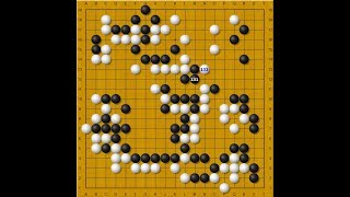 围棋 名局The move of GodKe Jie‘s 132 move 柯洁132的鬼手 [upl. by Htor]