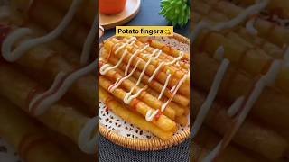 Potato fingr viralvideo shortvideo youtubevideo potatorecipe rozinakhanoffical frenchfries [upl. by Innad]