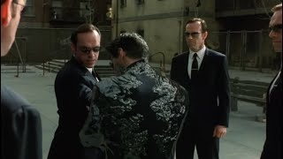 Neo vs Smith clones pt 1 The matrix Reloaded  movie clip [upl. by Hertha]