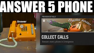 How to quotanswer ever phone call in emergencequot Bo6  Collect calls challenge guide phone locations [upl. by Yoo]