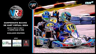 VRB  CAMPEONATO BAIANO DE KART VIRTUAL  2º ETAPA NO KARTODROMO DE ARACAJU [upl. by Alduino]