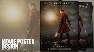 How to create film poster billing in photoshop [upl. by Airrat]