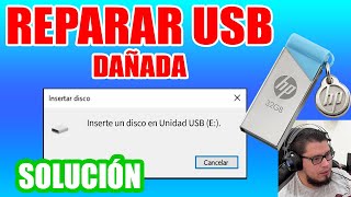 Reparar Memoria USB DAÑADA con CMD  PENDRIVE no se deja FORMATEAR  SOLUCIÓN [upl. by Anoit]