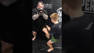 Eddie Hall DESTROYED by 9 Year Old in MMA [upl. by Kinch]