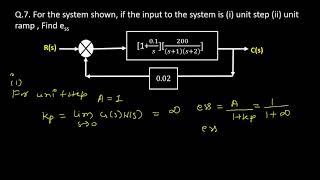 Problem 7  Steady State Error CoefficientsConstant [upl. by Nodrog]