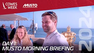 Musto Morning Briefing  Day 1  Saturday 27th July [upl. by Donell]