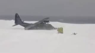 Accidente de C130 Brasilero en la Antartida [upl. by Atteiluj852]