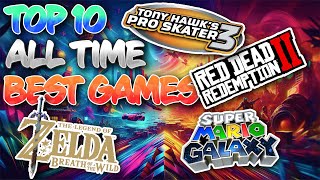 TOP 10 highest rated video games of ALL TIME [upl. by Alyt428]