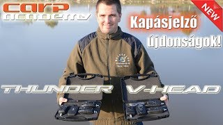 Íme a legújabb CARP ACADEMY Thunder és VHead elektromos kapásjelzők [upl. by Ecissej]