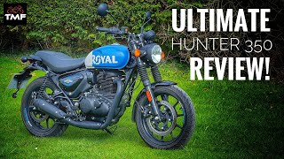 Ultimate Review of the Royal Enfield Hunter 350  All you need to know [upl. by Ymmat644]