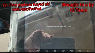 22 Ford explorer keyed akl with AutoPropad [upl. by Iek]