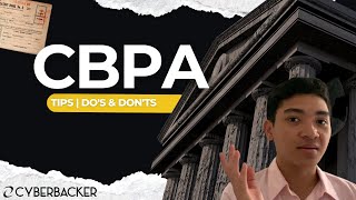 CYBERBACKER CBPA BEST TIPS PARA PUMASA [upl. by Lucas]