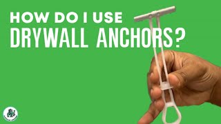 How to use drywall anchors [upl. by Oidualc]