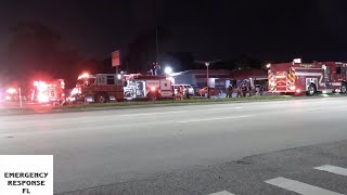 Kissimmee Florida bike shop repair structure fire [upl. by Ambrosi]