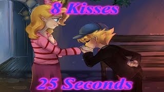 ✧•♡Hey ArnoldlAll Arnold amp Helga Kisses HD♡•✧ [upl. by Vergos]